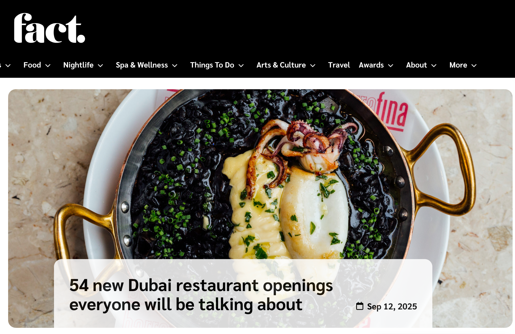FACT MAGAZINE. 54 new Dubai restaurant openings everyone will be talking about.